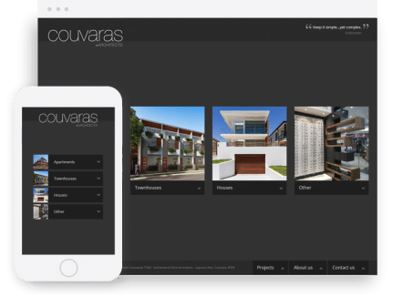 Couvaras Architects device example